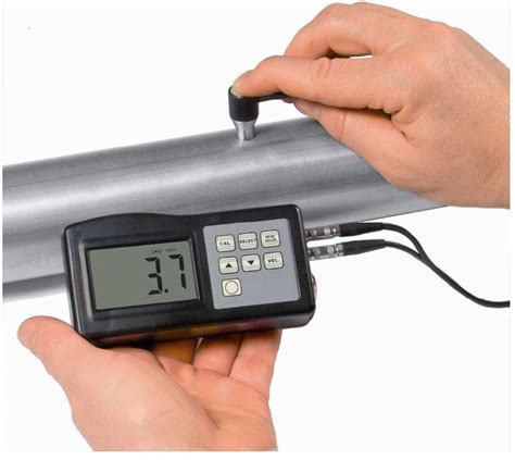 measuring the thickness of a pipe tool|pipe thickness meter.